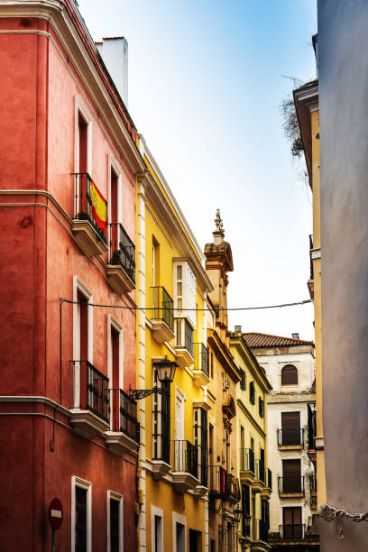 istock Antique building view in Old Town Sevilla, Spain 1003612502