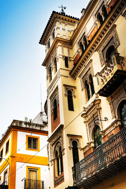 istock Antique building view in Old Town Sevilla, Spain 1003612642