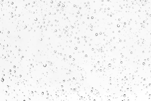 istock Texture water drops or raindrop on glass of car. 1003612656