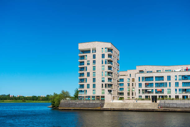 istock Modern building in the city Rostock, Germany 1003623450