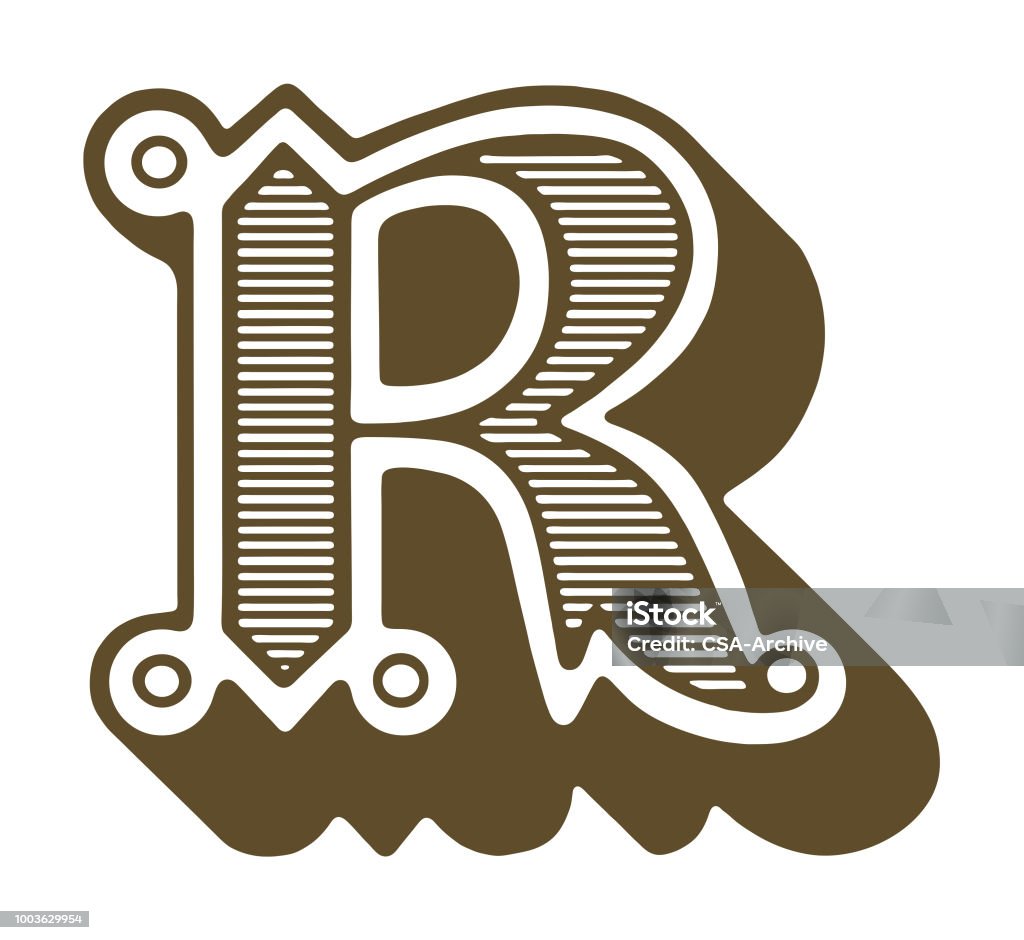 Istock Letter R R Stock Illustration - Download Image Now - Alphabet, Capital Letter ...