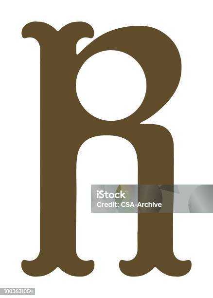 R Stock Illustration - Download Image Now - Alphabet, Capital Letter ...