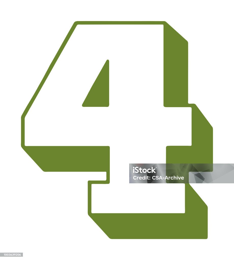 Vector Image 4 4 Stock Illustration - Download Image Now - Color Image, Illustration ...