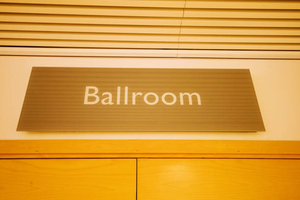 istock Brown Ballroom Sign On A Door 1003644466