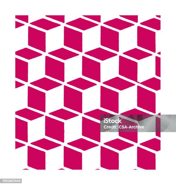 Cubert Pattern Cube Pattern Stock Illustration - Download Image Now - Backgrounds ...