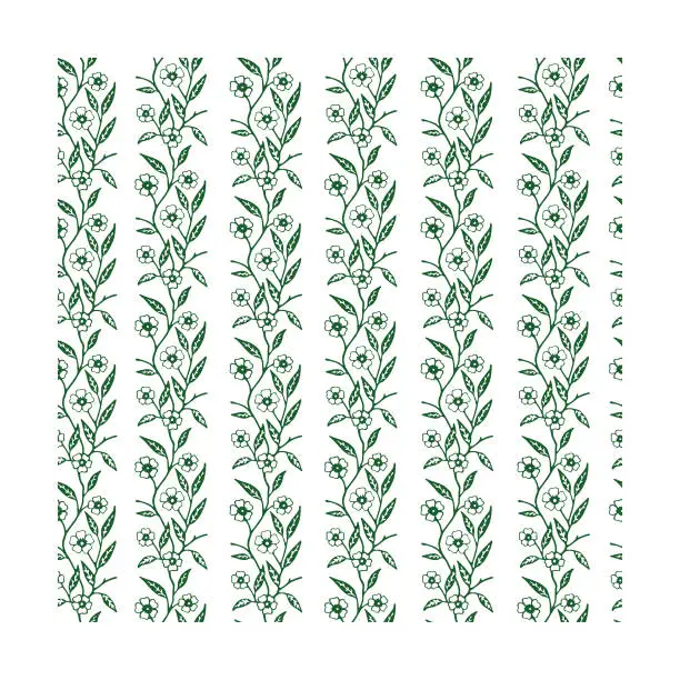 Vector illustration of Small Flower Pattern