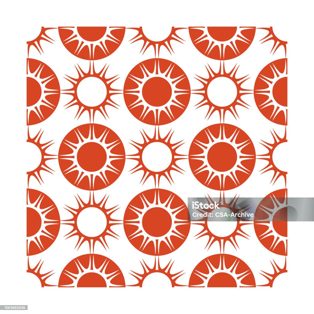 Sun Eclipse Pattern Stock Illustration - Download Image Now - Design ...