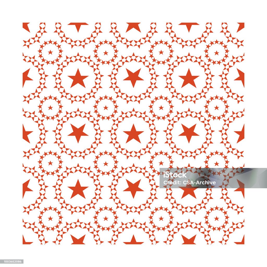 Star Pattern Stock Illustration - Download Image Now - Circle, Color ...
