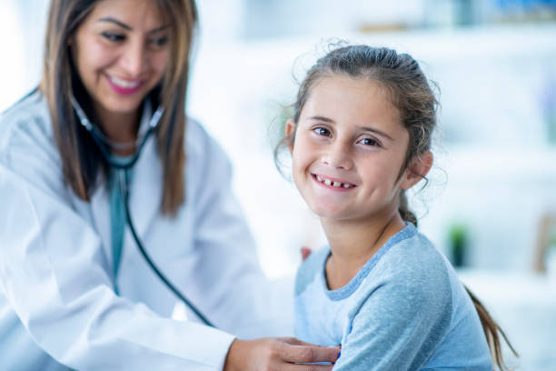 istock Happy Girl At Hospital 1003655952