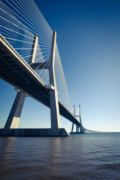 istock vasco da gama cable bridge in lisbon, portugal 1003714142