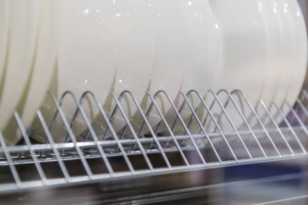 istock Stand for plates in the kitchen, new design 1003732496