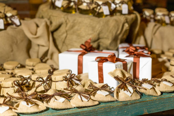 istock wedding gifts for guest 1003750526