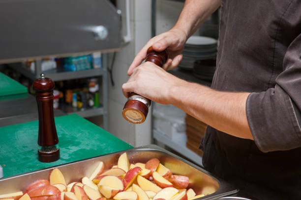 istock The cook cooks potatoes Close-up 1003754186