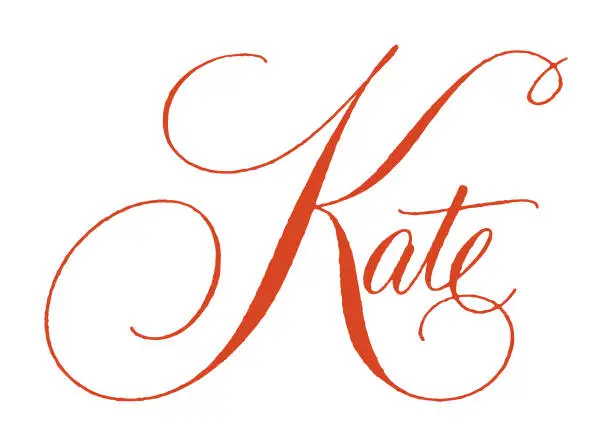 Vector illustration of Kate