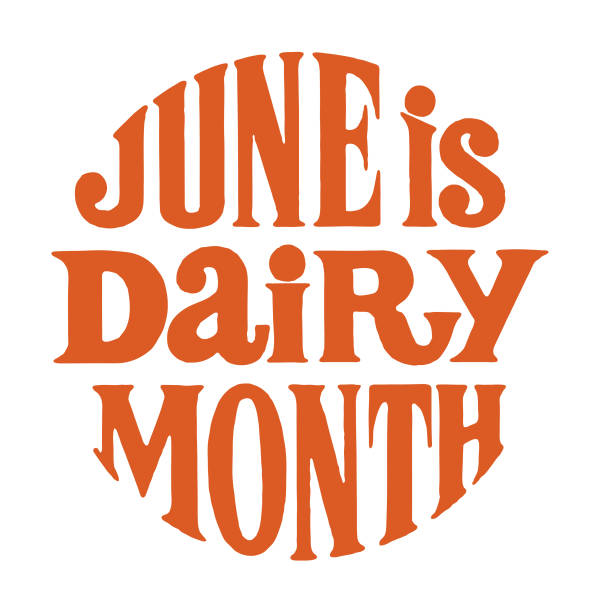 ilustrações de stock, clip art, desenhos animados e ícones de june is dairy month - june
