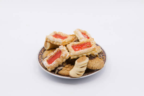 istock moroccan sweets isolated on a white background. Typical Moroccan sweets. Moroccan Traditional Homemade Sweets 1003772300