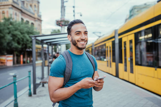istock Latino traveler with backpack discovering Europe 1003787224