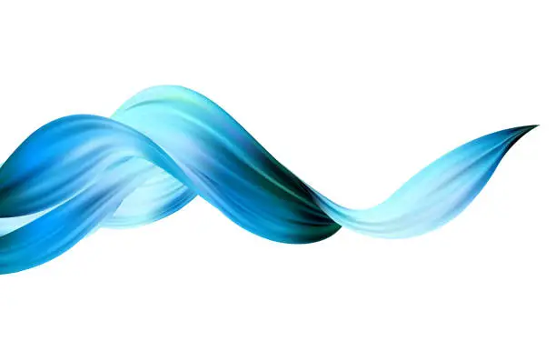 Vector illustration of Abstract colorful vector background, color flow liquid wave for design brochure, website, flyer.