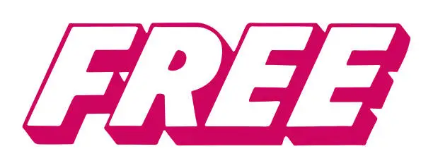 Vector illustration of Free