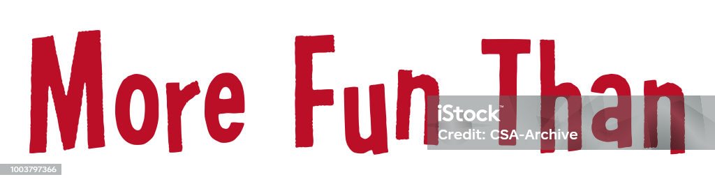 More Fun Added More Fun Than Stock Illustration - Download Image Now - Color Image ...