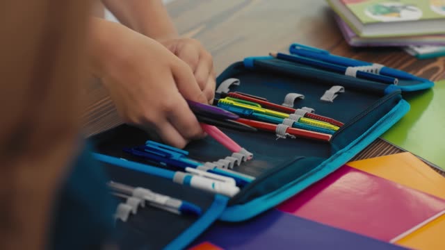 60+ Kids Pencil Case Stock Videos and Royalty-Free Footage - iStock