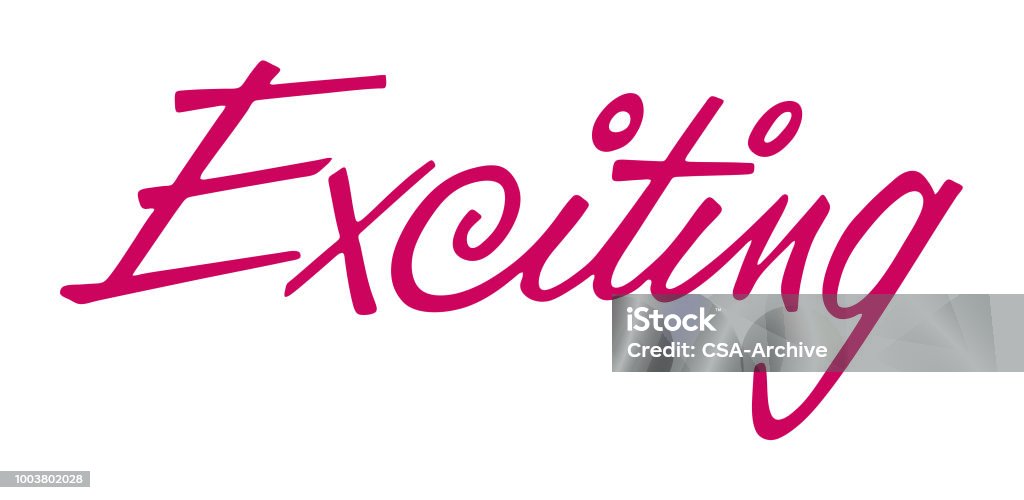 Exciting To Exciting Stock Illustration - Download Image Now - Color Image, Design ...