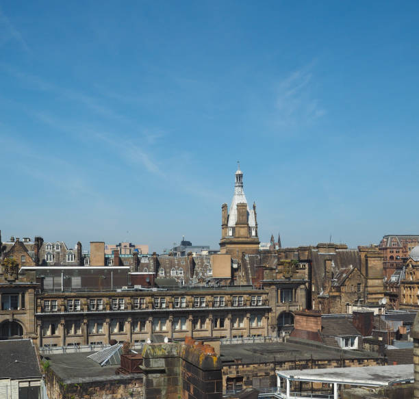 istock Aerial view of Glasgow 1003809140