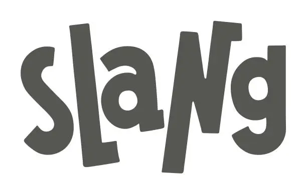 Vector illustration of Slang