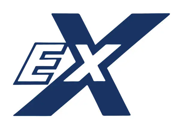 Vector illustration of ex