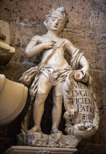istock Boy religious figure Segovia Cathedral 1003829114