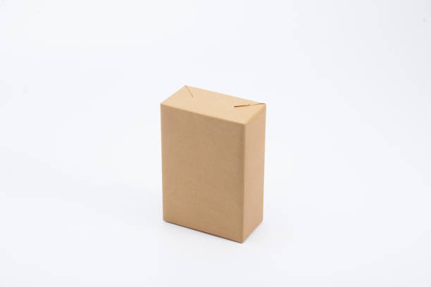 istock Recycle brown gift box isolated on white 1003829266