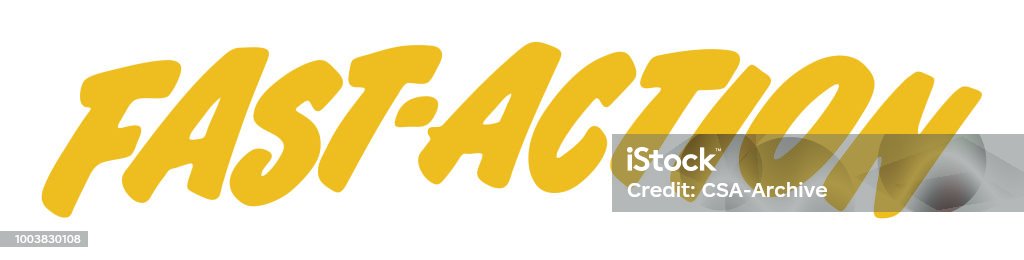 Fastaction Sign Fast Action Stock Illustration - Download Image Now - Color Image ...