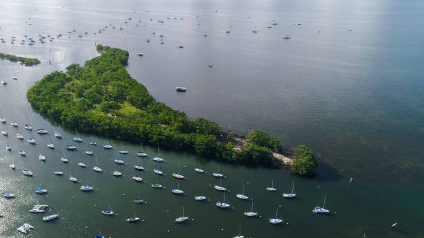 istock Boats anchored in shallow water 1003833064