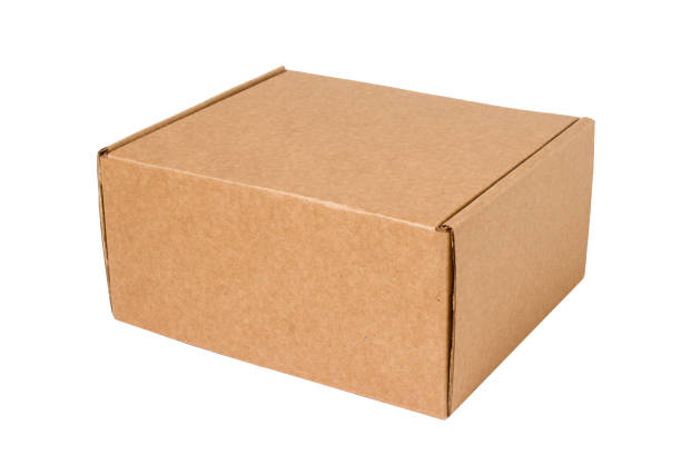 istock Delivery, moving, package and gifts concept. Cardboard box isolated on white. mock up 1003833612