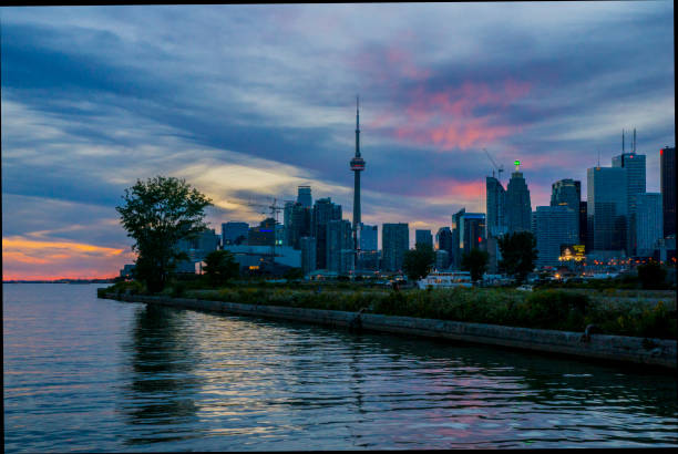 istock The Toronto Skyline As The Sun Sets 1003860442