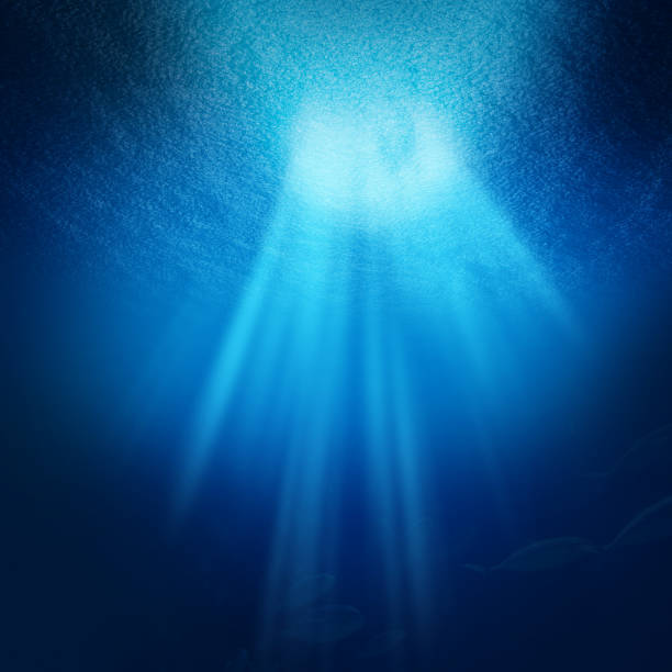 istock Underwater Scene With Sunbeams 1003861512