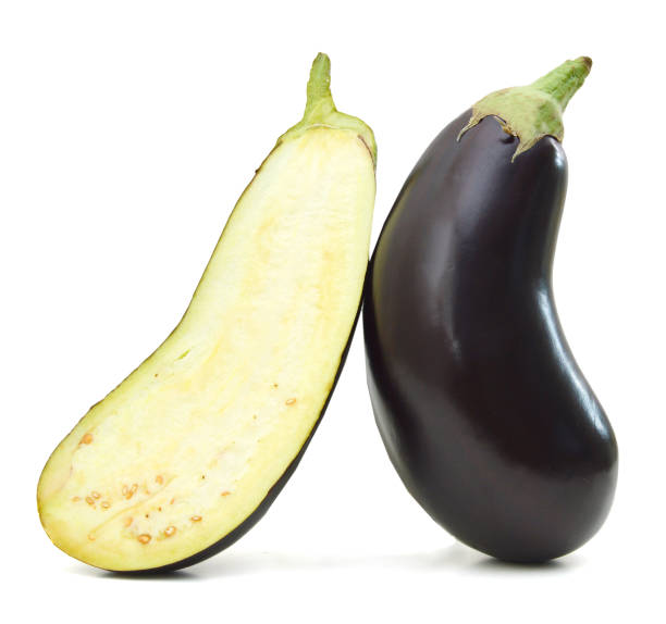 istock eggplant or aubergine vegetable on white background 1003895692