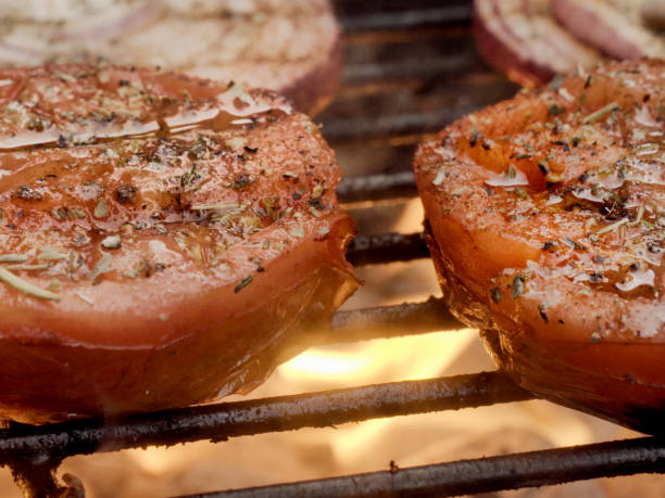 istock Grilled Bacon Wrapped Filet Mignon Steak and Lobster on Barbecue 1003906740