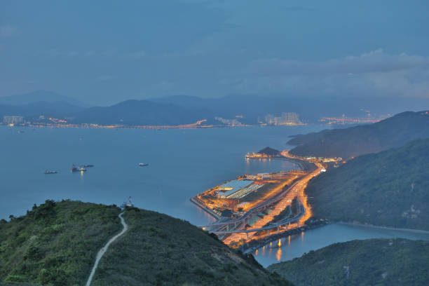 istock high view of  Siu Ho Wan Depot 1003909220