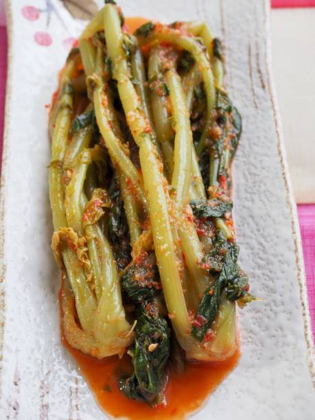 istock Korean food young radish kimchi 1003943096