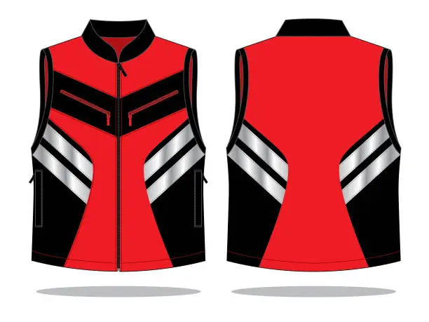 Vector illustration of Vest Design for Template