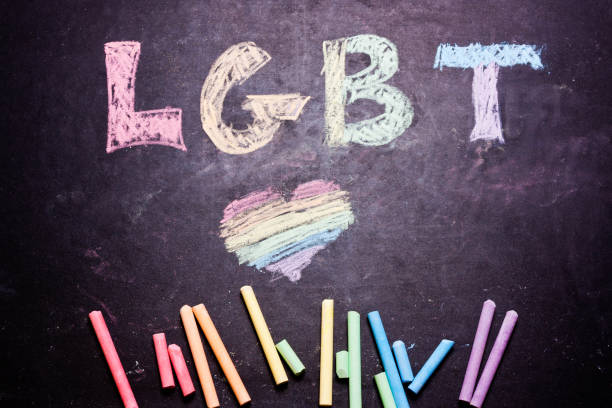 istock word LGBT is written with crayons 1003956898