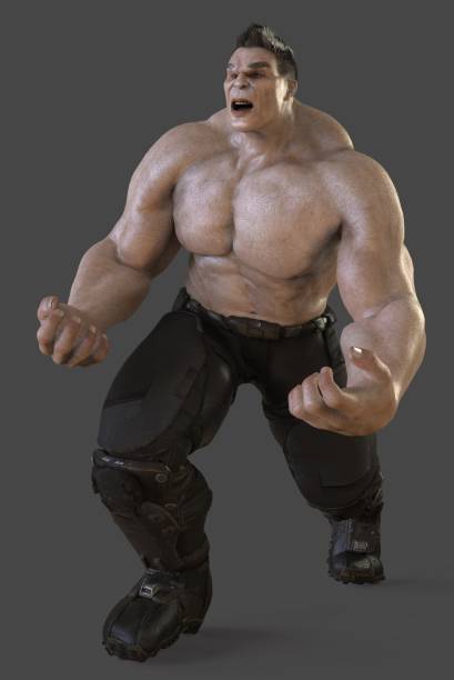 istock 3D Illustration Big Giant Isolated on Gray 1003976020