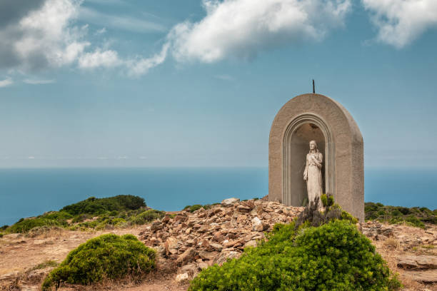 istock Stone memorial on Cap Corse in Corsica 1003989976