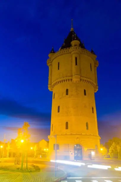 Photo of Drobeta Turnu-Severin, Water Tower at night