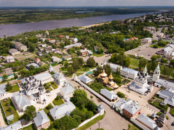 istock Panoramic aerial view of Trinity and Annunciation Monasteries 1003991000