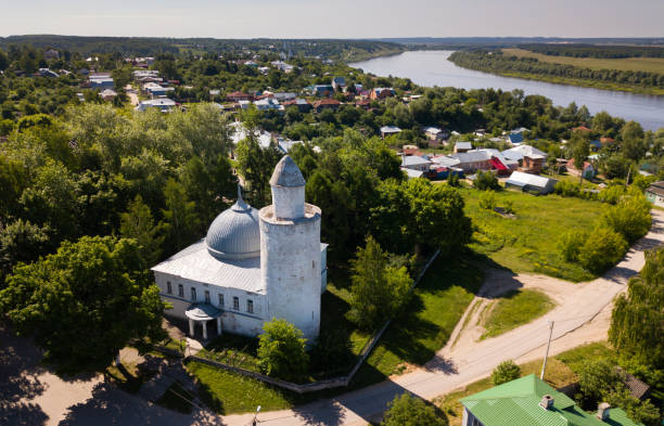 istock Aerial view of Kasimov with Khan mosque 1003991004