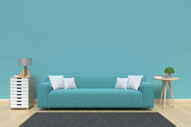 istock Modern interior of living room with sofa 1003991208