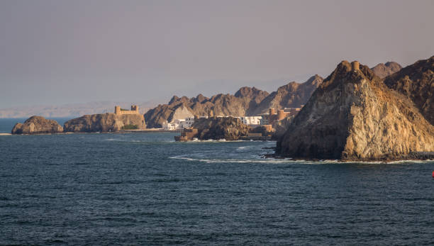 istock Sunrise in Muscat view from a Ship 1004004374
