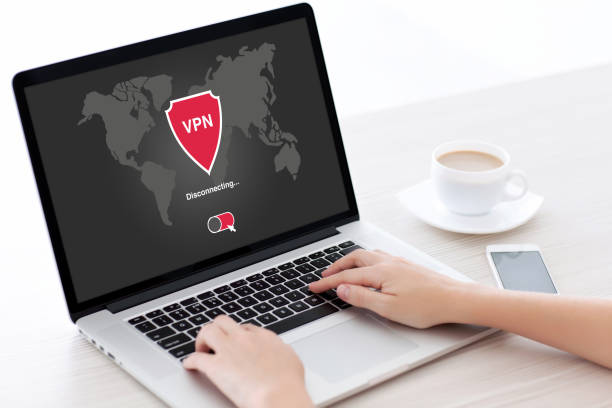 istock woman holding notebook app vpn creation Internet protocols protection network 1004010090
